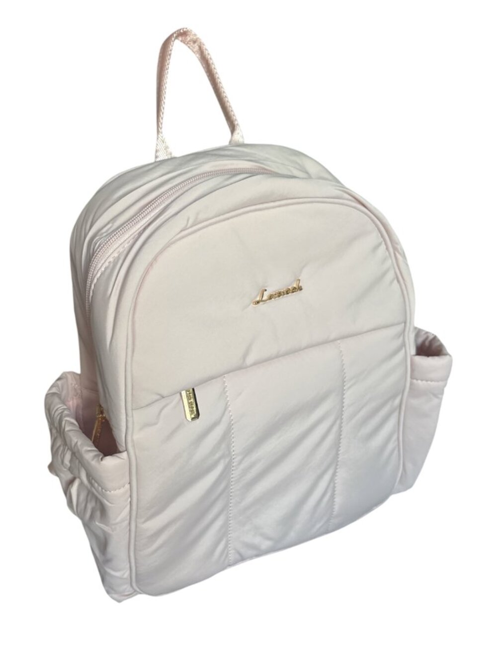 LOVEVOOK Pink Backpack Gold Hardware Side Pockets, Interior Storage / NWT